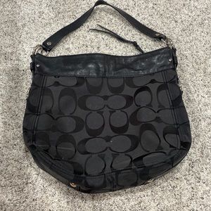 Black coach purse